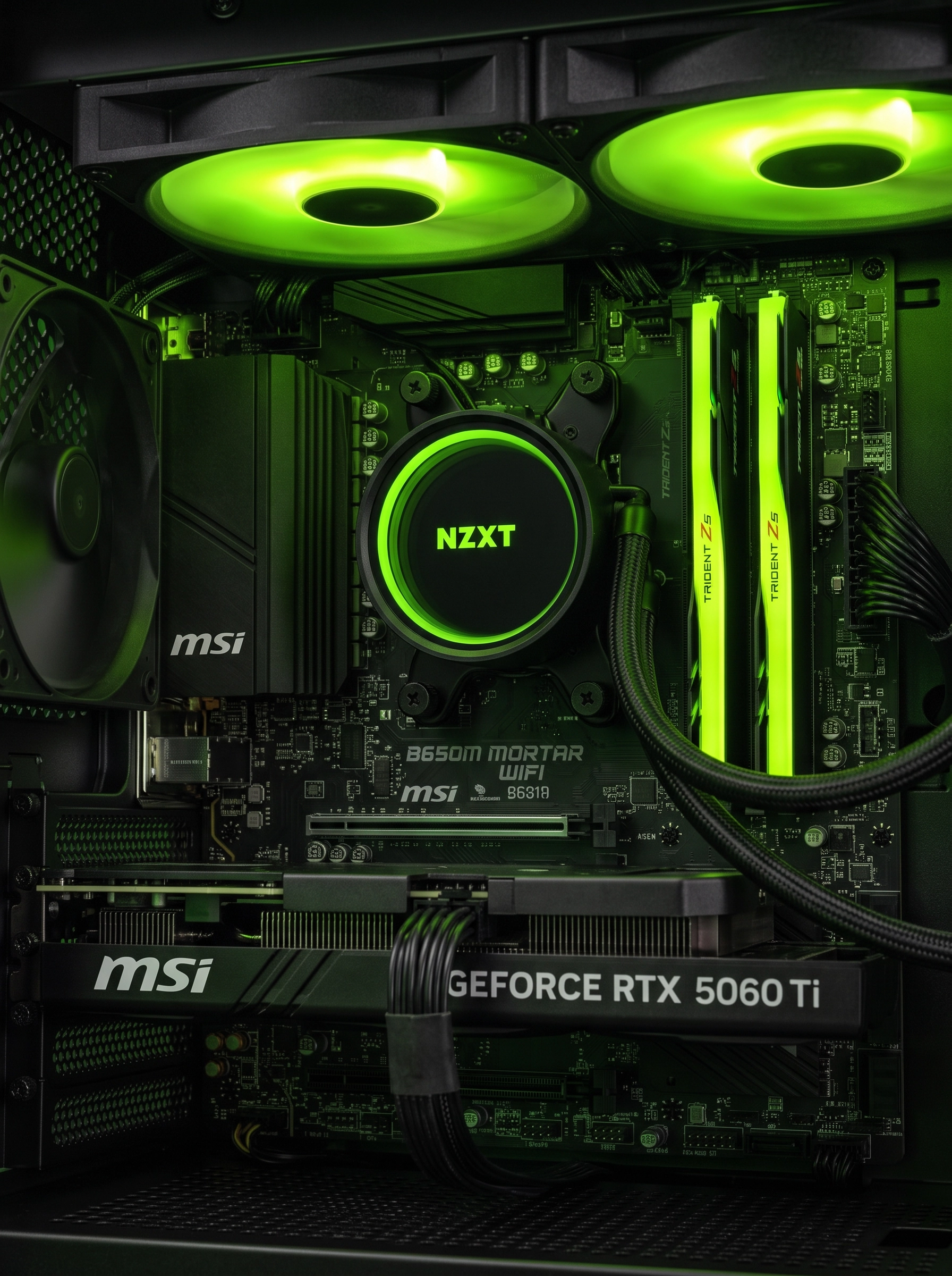 NAIW VIPER — помпа NZXT и память